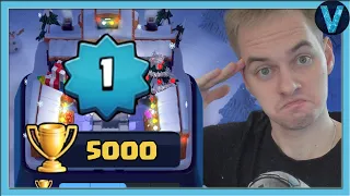 1 LVL PUSH 5000 TROPHIES! The most emotional moment in Clash Royale