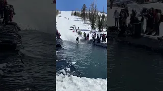 Pond Skim #skiing #skier #endofseason #ski