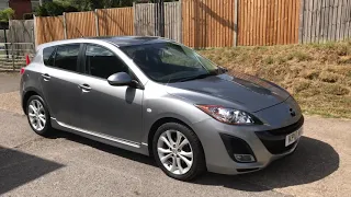 2010 Mazda 3 1.6 Sport 5dr Petrol Manual Silver Hatchback Car