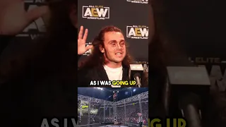 Jungle Boy Talks CAGE DIVE at AEW FULL GEAR 2022