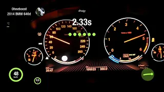 BMW 525dA stage 1 0-200 Dragy 268PS 530Nm