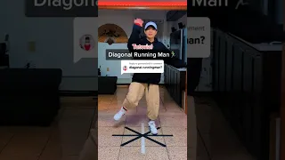 Diagonal Running Man Tutorial 🏃‍♂️ #shorts