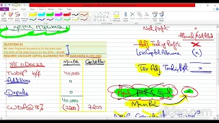 Capital Allowance (Complete) – ACCA Taxation (TX-UK) - December 2023 Attempt