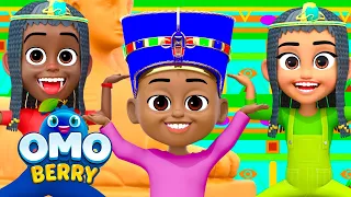 Egyptian Pyramid Song 🐫 | Fun Kids Song & Dance Video | OmoBerry