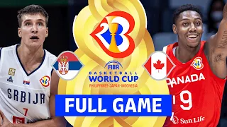 SEMI-FINALS: Serbia v Canada | Full Basketball Game | FIBA Basketball World Cup 2023