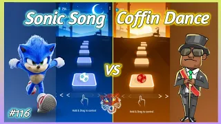 Tiles Hop - Sonic Song vs Coffin Dance Meme (PedroDjDaddy) V Gamer