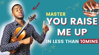 How To Play You Raise Me Up On The Violin - For Beginners *EASY VIOLIN TUTORIAL*
