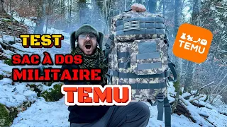 J'AI ACHETÉ UN SAC À DOS MILITAIRE SUR TEMU !