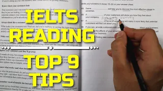 IELTS Reading - 9 Tips To Get 9 Bands