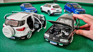 VOLTEI NO LUGAR DE CARRINHOS BRASILEIROS! SANTANA, ECOSPORT, E VÁRIAS MINIATURAS 1:18