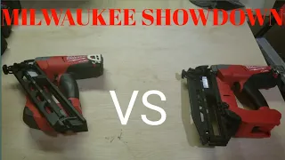 MILWAUKEE NAIL GUN SHOW DOWN TOOL REVIEW!