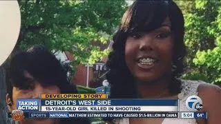 15-year-old girl shot and killed in Detroit after family tells speeding driver to slow down