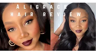 ALIGRACEHAIR INSTALL & REVIEW | BEST BODYWAVE WIG EVER | South African YouTuber