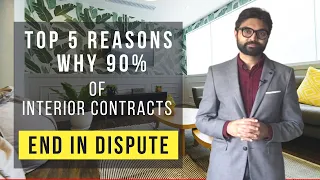 Top 5 Reasons Why 90% of Interior Contracts End in Dispute | Total Interiors Solutions-Ankur Dassani