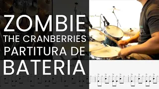 How to play the Zombie song from the band The Cranberries on Drums. Learn sheet music - Drum Cover