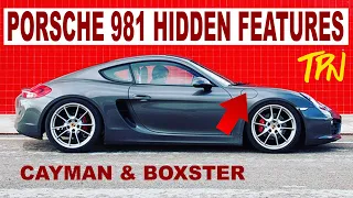 Porsche 981 Boxster & Cayman Hidden Features, Quirks & Things you didn't know (but might know)