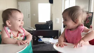 Funny Twin Babies Adorable Moments - Cutest Twins Baby Video, Cute kids world videos