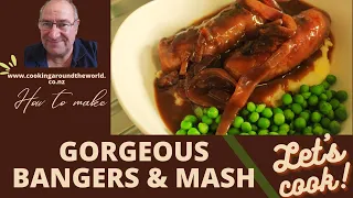 Tasty Bangers And Mash  |  The Ultimate Comfort Food |  #bangersandmash