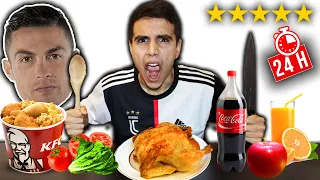 ⚽️🥗HO MANGIATO 24 ORE COME CRISTIANO RONALDO e...* ha funzionato