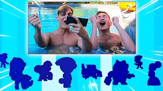 MEGA BOX OPENING SOTT'ACQUA su BRAWL STARS con KAZU e MUSCIX nella VILLA degli YOUTUBERS!