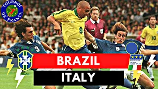 Brazil vs Italy 3-3 All Goals & Highlights ( 1997 Tournoi de France )