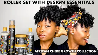 ROLLER SET | DESIGN ESSENTIALS | AFRICAN CHEBE GROWTH COLLECTION | 4C HAIR