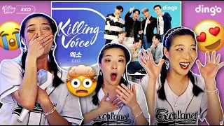 EXO KILLING VOICE REACTION! Growl, MAMA, Butterfly Girl, Cream Soda, Sing For You, The Eve, & more!