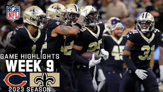 Chicago Bears vs. New Orleans Saints Game Highlights | NFL 2023 Week 9