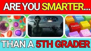 Are You Smarter Than a 5th Grader? | General Knowledge Quiz Trivia 13 |  2024