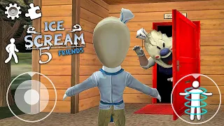 NEW Funny moments in Ice Scream Chapter 5 || Experiments with Rod Episode 01