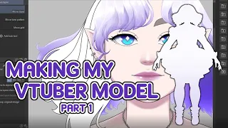 VOD | Making My VTUBER Model! (part 1)