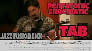 Jazz fusion lick in Cm (TABS)