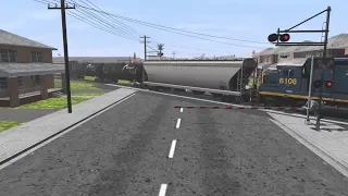 Trainz Railfanning Pt 225: Amtrak, BN, BNSF, CSX, NS. N&W, NKP, SP, UP, WP, TRC Railroad Crossings