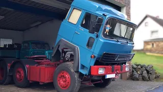 Magirus Deutz TE front handlebars - tilting the cab