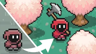 Enhancing my game's pixel art! | Devlog