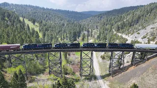 Full Throttle: Heavy Trains & Helper Engines on Montana Rail Link’s Mullan Pass