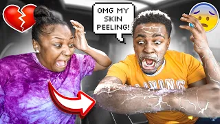 Putting GLUE In His Lotion Bottle PRANK! *HILARIOUS*