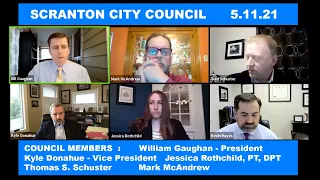 Scranton City Council Meeting May 11, 2021