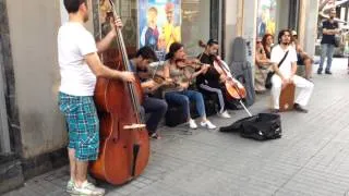 Requiem for a Dream (Lux Aeterna) String Quintet Street Performance