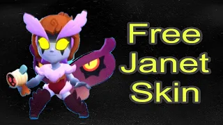 How to enter The Dark Fairy Janet skin giveaway in brawl stars