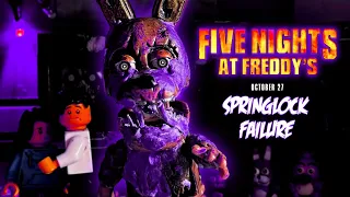 FNAF MOVIE SPRINGLOCK FAILURE (REALISTIC AUDIO) | Five Nights at Freddy's Movie LEGO Stop Motion