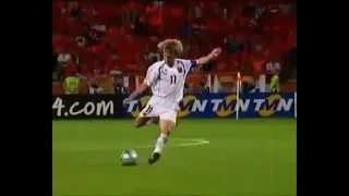 Long  powerfull Shoot   Pavel Nedved vs Edwin Van Der Sar