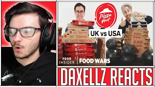 Reacting to US vs UK Pizza Hut | Food Wars