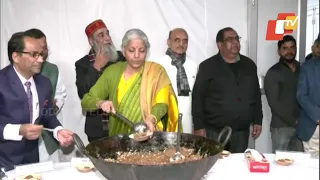 Finance Minister attends customary Halwa ceremony ahead of Union budget