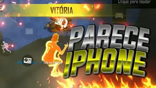 TOP 5 PRO PLAYERS DO CELULAR FRACO! ELES PARECE JOGA EM IPHONE!!🔥