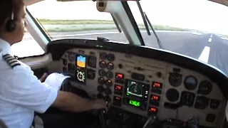 TAKEOFF AND DEPARTURE BEECHCRAFT KING AIR 90