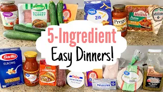 5 of the EASIEST 5-Ingredient Recipes | What's For Dinner? | Julia Pacheco