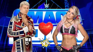 Cody Rhodes Vs Alexa Bliss One Vs One Match WWE SmackDown  11/8/2023 Highlights