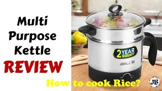 Multipurpose Kettle | iBell Stainless Steel Kettle Review