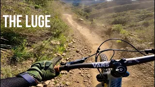 Mountain Biking Through A Wind Storm!? | The Luge MTB Trail | SoCal MTB | Commencal Clash | GoPro